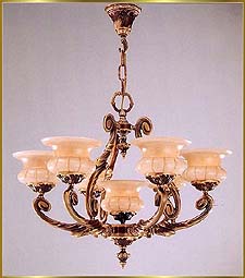 Alabaster Chandeliers Model: RL 1493-62